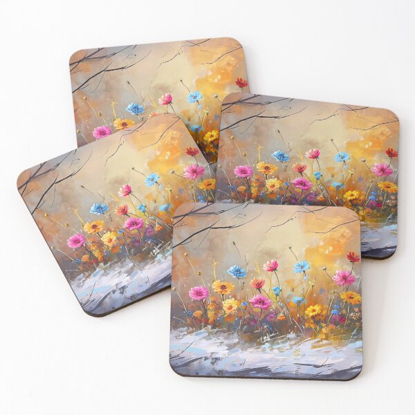 Item preview, Flowers in Snow designed and sold by M-Y-A-R-T-.