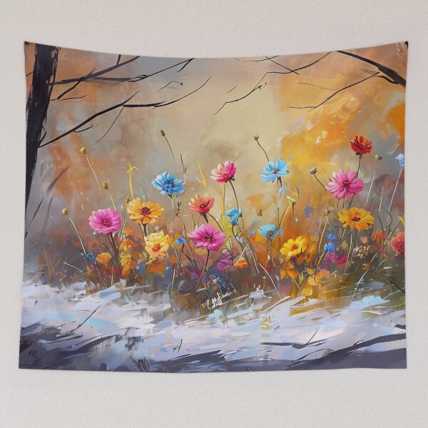 Item preview, Flowers in Snow designed and sold by m-y-A-I-A-R-T-.