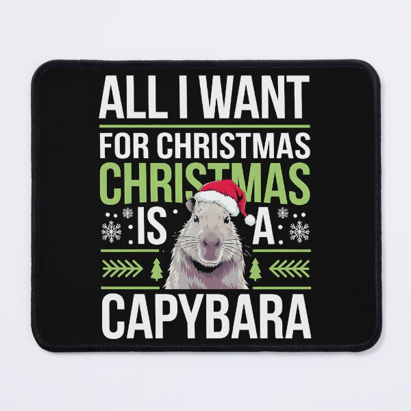 Item preview, Capybara Love: All I Want For Christmas is a Capybara Ugly Sweater designed and sold by luannsemmsobre.