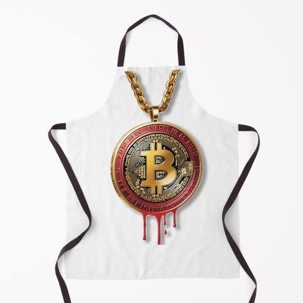 Aperçu de l'œuvre Crypto, monnaie, Bitcoin, or argent brillant, Fun créée et vendue par Dan9010.