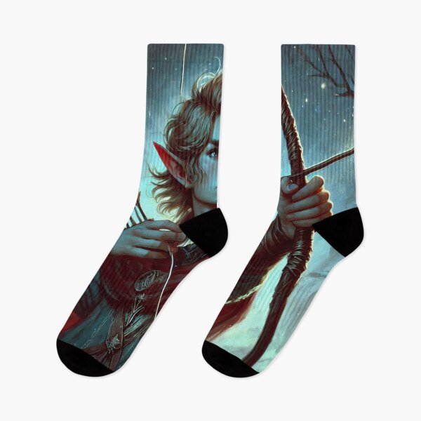 Item preview, AI generated elf with a bow and arrow designed and sold by AI-this-is-AI.