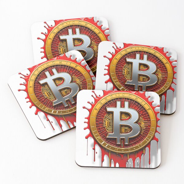 Item preview, Crypto, currency, Bitcoin, gold silver shiny, Fun, luxury designed and sold by Dan9010.