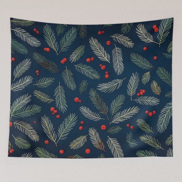 Item preview, Pine Branches Pattern designed and sold by PixelRoots.