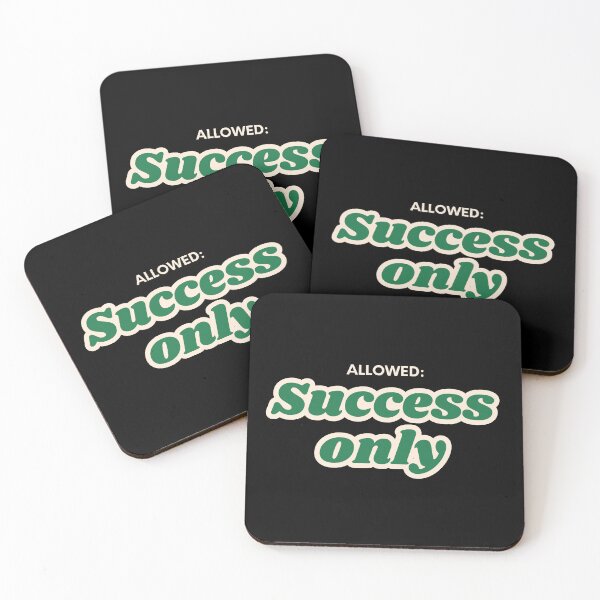 Item preview, Allowed: Success Only – Motivational - green designed and sold by VasInd.