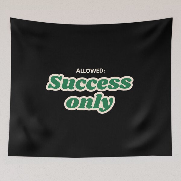 Item preview, Allowed: Success Only – Motivational - green designed and sold by VasInd.