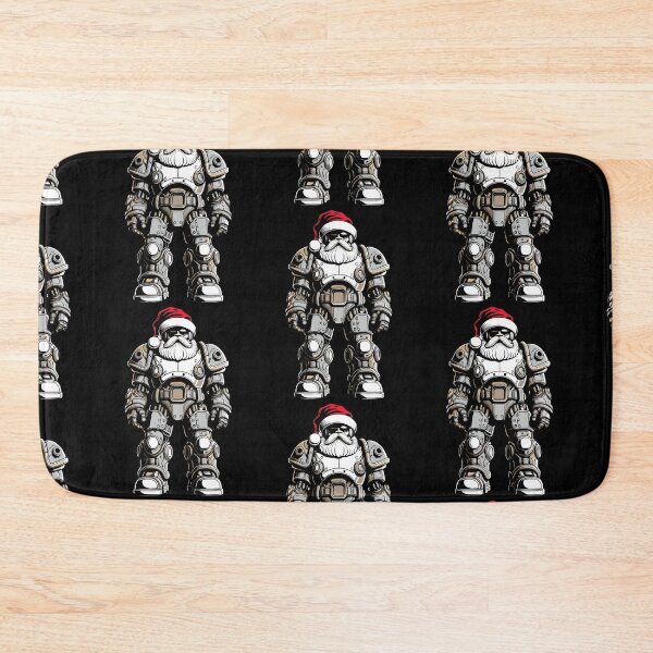 Item preview, Santa Mech Warrior - Futuristic Holiday Design designed and sold by luuuMerch.