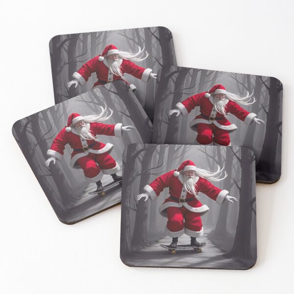Item preview, Skateboarding Santa designed and sold by M-Y-A-R-T-.