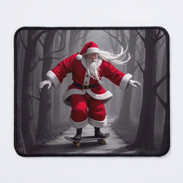 Item preview, Skateboarding Santa designed and sold by M-Y-A-R-T-.