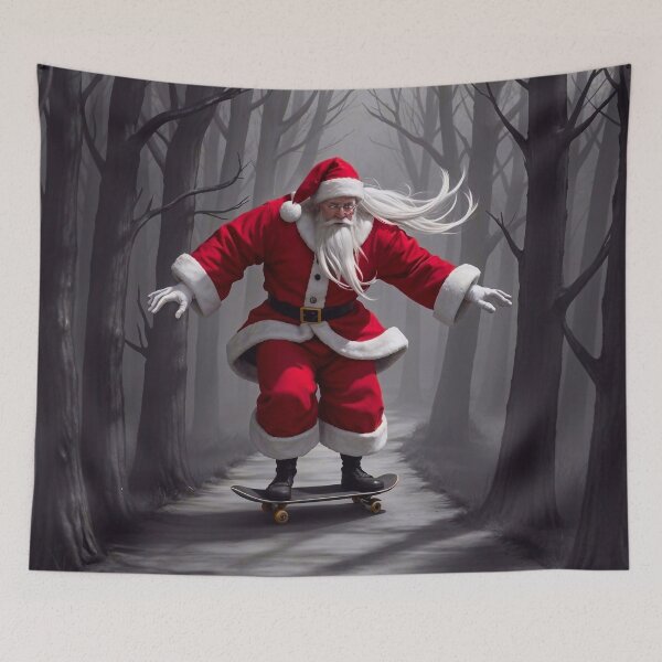 Item preview, Skateboarding Santa designed and sold by M-Y-A-R-T-.