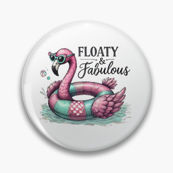 Item preview, Floaty & Fabulous - Stylish Flamingo Pool Float Design designed and sold by HopeLoom.