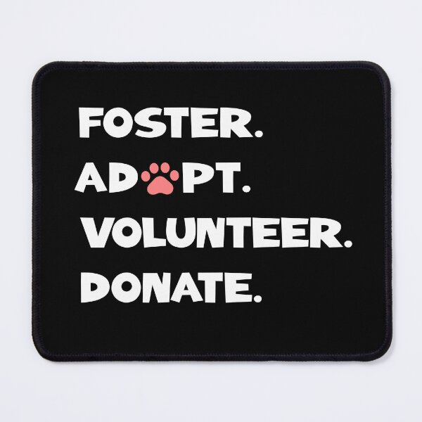 Item preview, foster adopt volunteer donate designed and sold by KaiLabsArt.