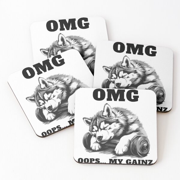 Item preview, Siberian Husky: OOPS, My Gainz! designed and sold by StoReprint1.