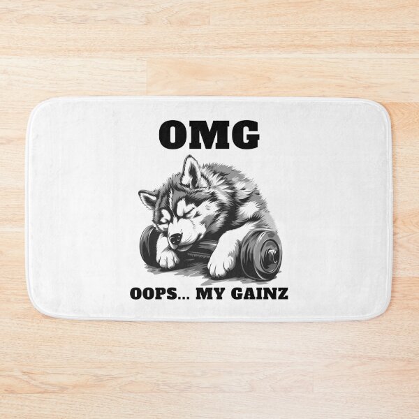 Item preview, Siberian Husky: OOPS, My Gainz! designed and sold by StoReprint1.