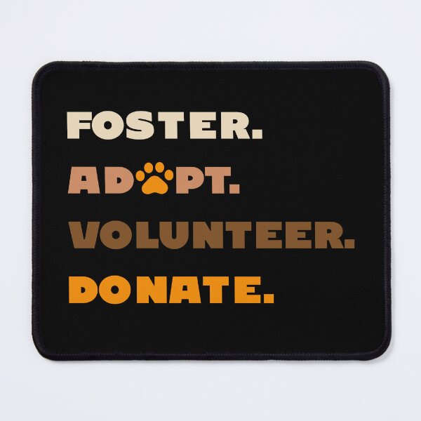 Item preview, foster adopt volunteer donate designed and sold by KaiLabsArt.