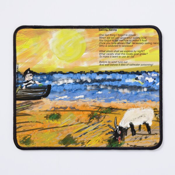 Item preview, 'Sailing Nanny' Digital Art with Poem designed and sold by Mrcorbett.
