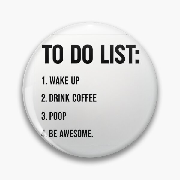 Item preview, To Do List: Coffee - Funny Meme designed and sold by Earth Nature Creations.
