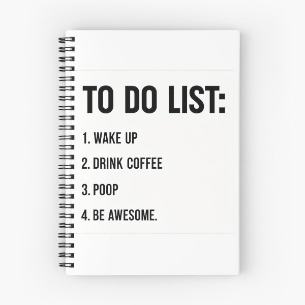 Item preview, To Do List: Coffee - Funny Meme designed and sold by Earth Nature Creations.