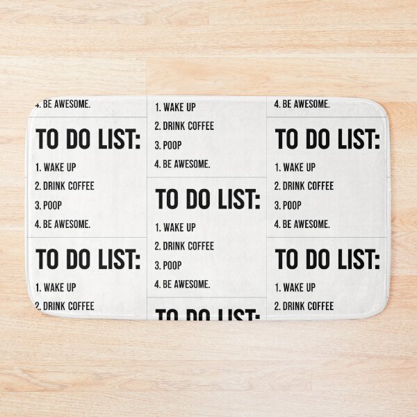 Item preview, To Do List: Coffee - Funny Meme designed and sold by Earth Nature Creations.