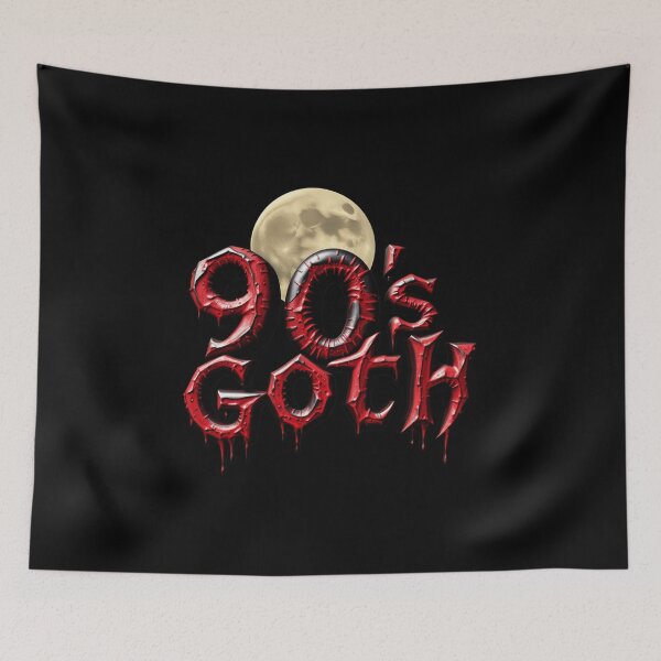Item preview, 90s Goth, Gorey 3D Font, Full Moon designed and sold by Burn-Ego.