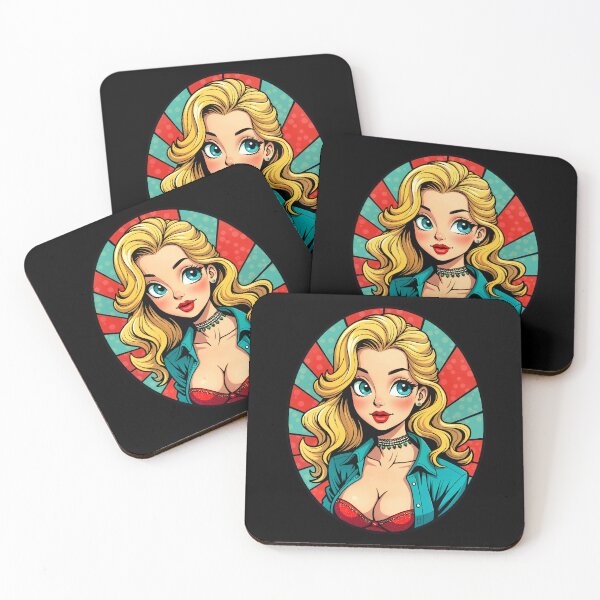 Item preview, Cute Classic Vintage Style Anime Girl designed and sold by TheArtOfPat.