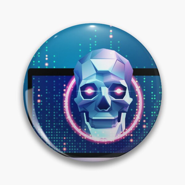 Item preview, Skull Cyber Attack designed and sold by NiamLab.