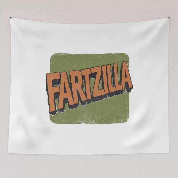 Item preview, Fartzilla Sticker designed and sold by lemurdesigns.