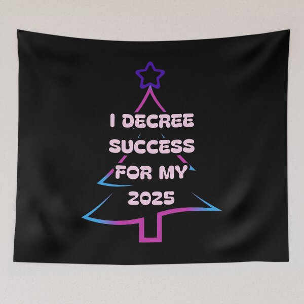 Item preview, I DECREE SUCCESS FOR MY 2025 designed and sold by stickersrafisa.