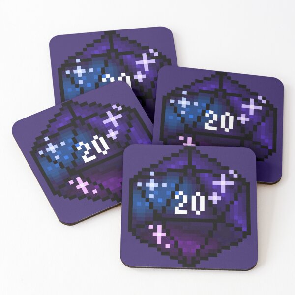 Item preview, D20 Critical Success Pixel Art designed and sold by SkellyKitty.