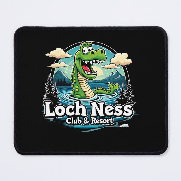 Item preview, Loch Ness Club And Resort Scotland - Funny Loch Ness Monster designed and sold by Shirt-Face.