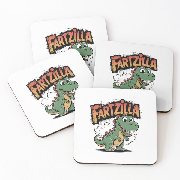 Item preview, Fartzilla Sticker 1 designed and sold by lemurdesigns.