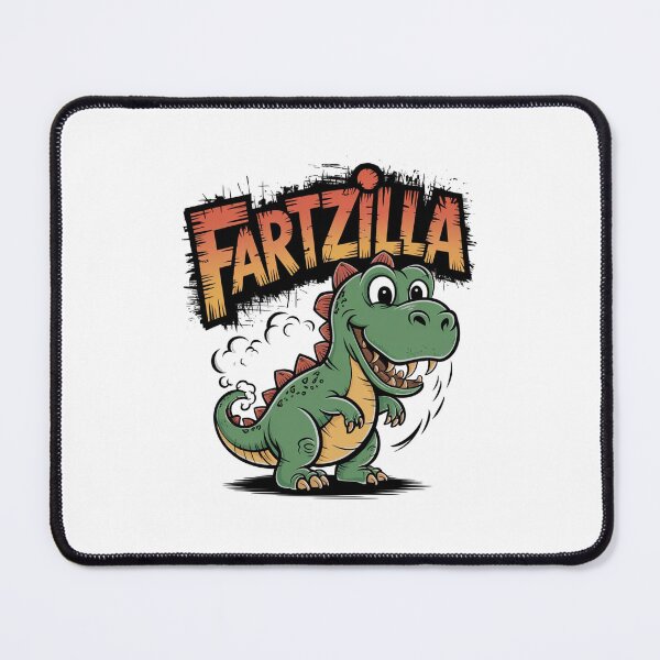 Item preview, Fartzilla Sticker 1 designed and sold by lemurdesigns.