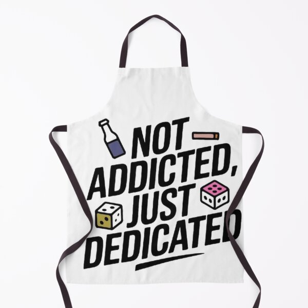 Item preview, Not Addicted Just Dedicated Funny Saying Quote Mens Boys designed and sold by SztylishDesigns.
