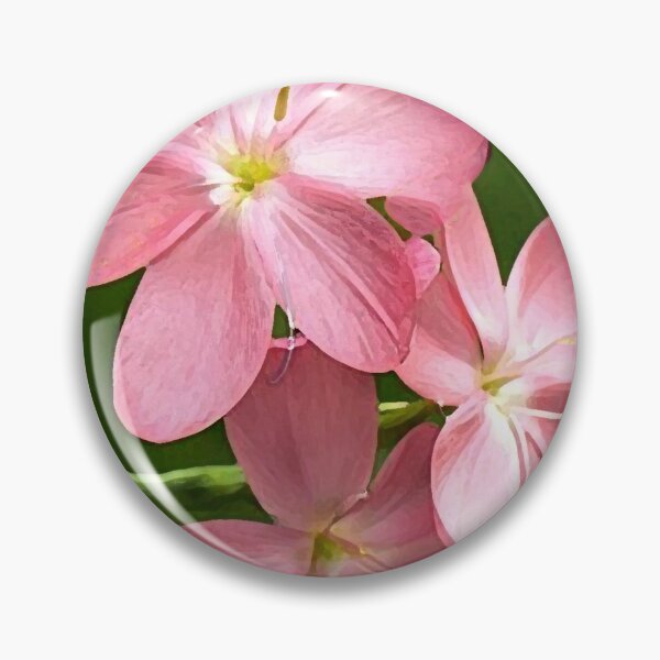 Item preview,  two pink roses green background oil painting designed and sold by AA-designstore.