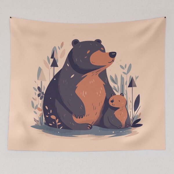 Item preview, Bear mom designed and sold by Amir Faysal.