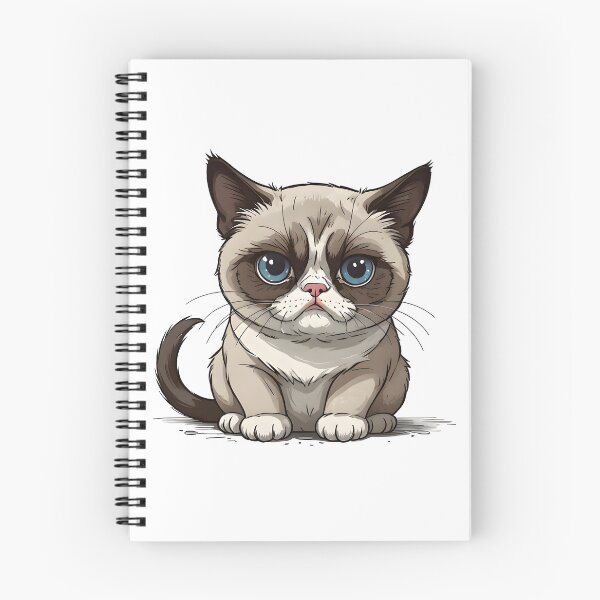 Item preview, Cartoon grumpy cat designed and sold by naatala.