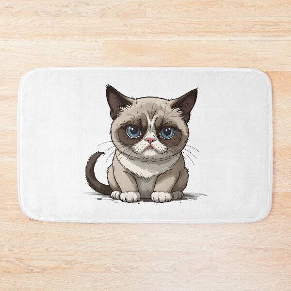 Item preview, Cartoon grumpy cat designed and sold by naatala.