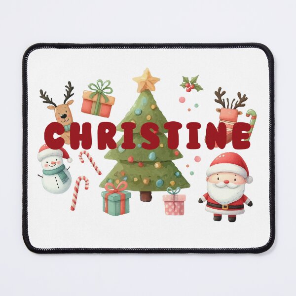 Item preview, Christmas Name Christine - personalized designed and sold by karolinahinc.
