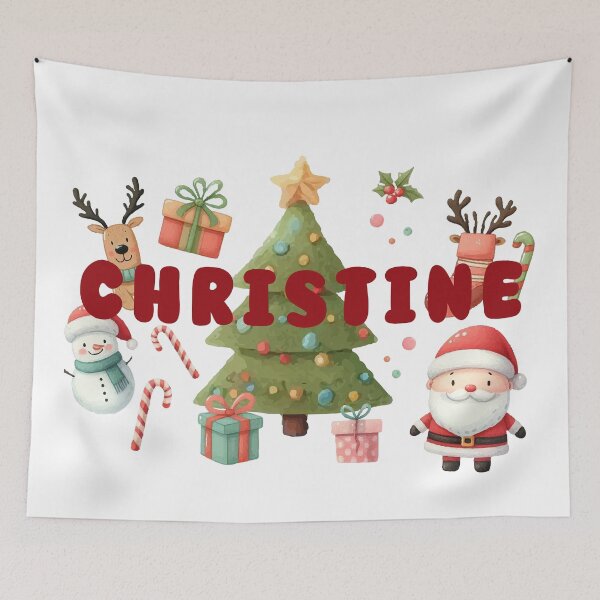 Item preview, Christmas Name Christine - personalized designed and sold by karolinahinc.