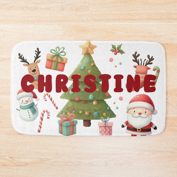 Item preview, Christmas Name Christine - personalized designed and sold by karolinahinc.
