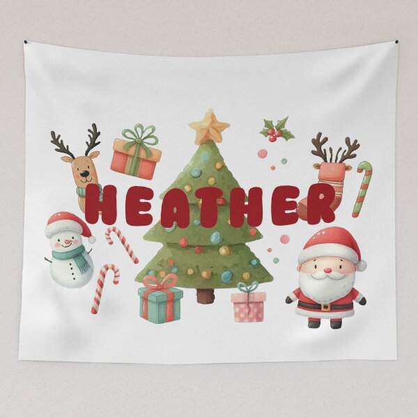 Item preview, Christmas Name Heather - personalized designed and sold by karolinahinc.