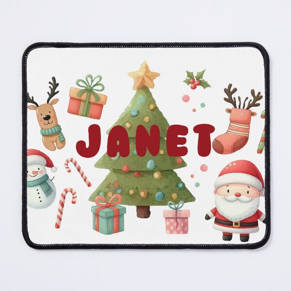 Item preview, Christmas Name Janet - personalized designed and sold by karolinahinc.