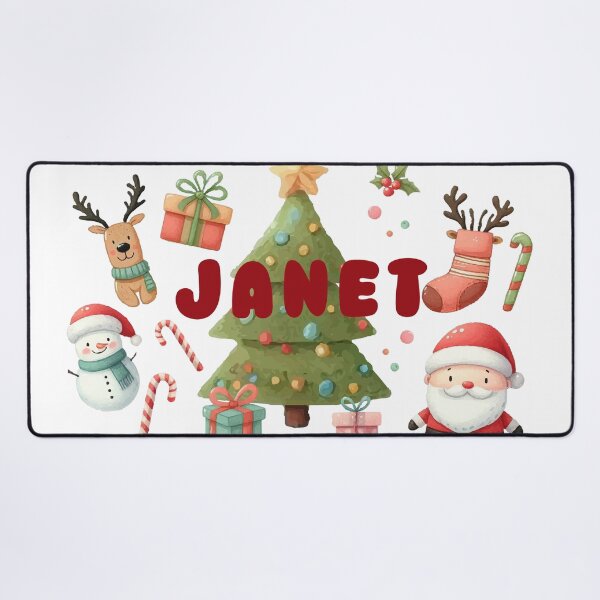 Item preview, Christmas Name Janet - personalized designed and sold by karolinahinc.