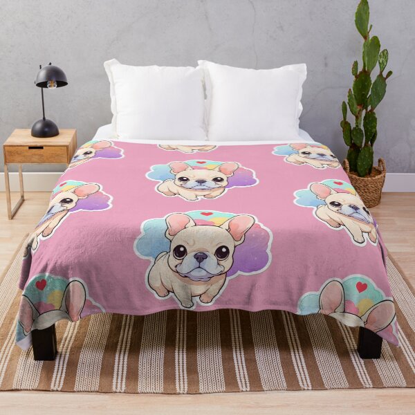 Item preview, French Bulldog with Pastel Clouds designed and sold by puppypastel.