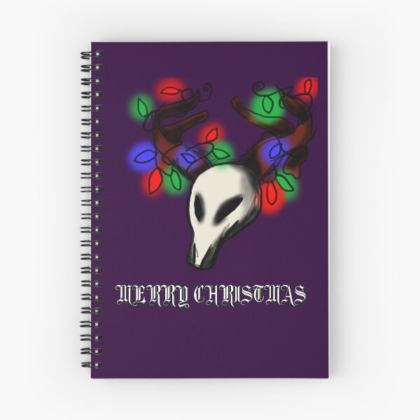 Item preview, Merry Christmas Cryptid Wendingo Spooky Antler Holiday Lights designed and sold by RainbowDoveShop.