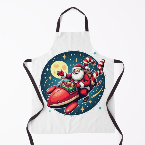 Item preview, Santa’s Candy Cane Rocket - A Magical Space Adventure designed and sold by SakkharinT-Cad.