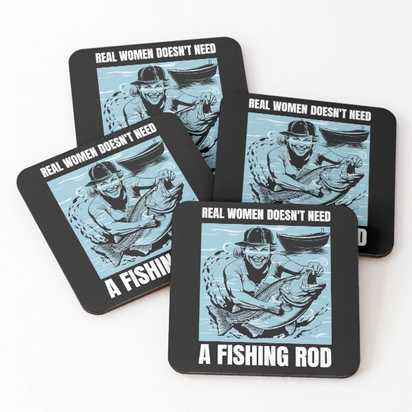 Item preview, Fishing woman.Real woman doesn't need a fishing rod. designed and sold by JAGA-ALIME.