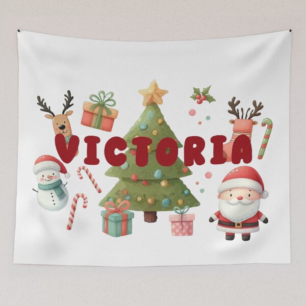 Item preview, Christmas Name Victoria - personalized designed and sold by karolinahinc.