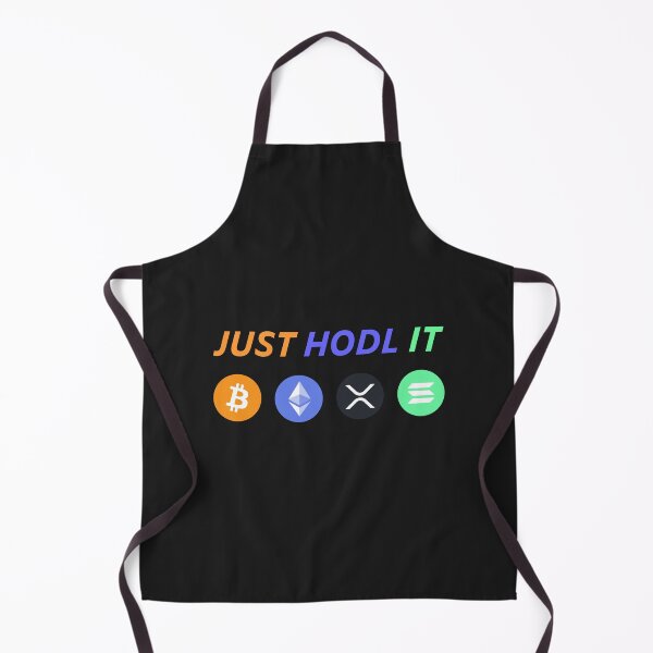 Item preview, Just HODL It - Multi Crypto Art designed and sold by cabana.space.