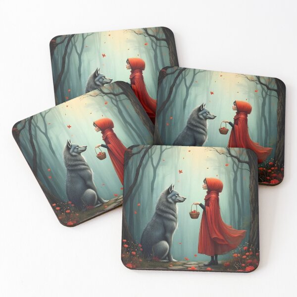 Item preview, Red Riding Hood and Wolf in a Magic Fores designed and sold by ranker666.