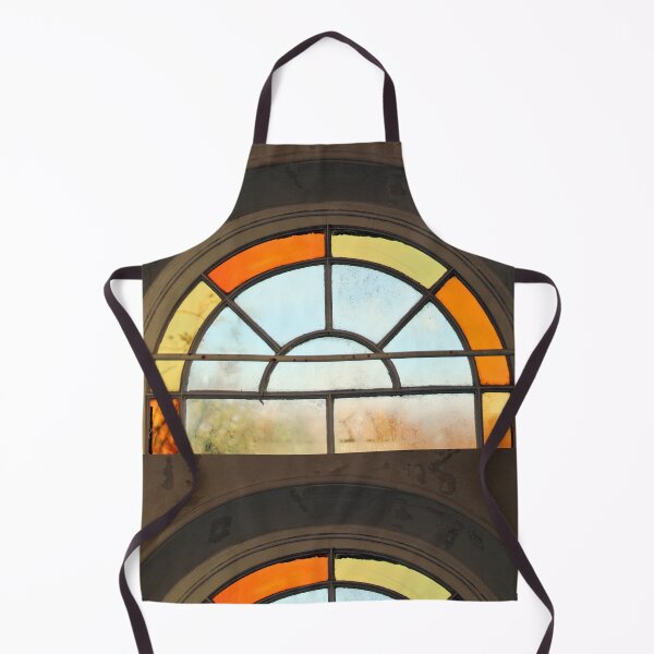 Item preview, arched coloured window designed and sold by pinkal.
